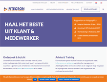Tablet Screenshot of integron.nl